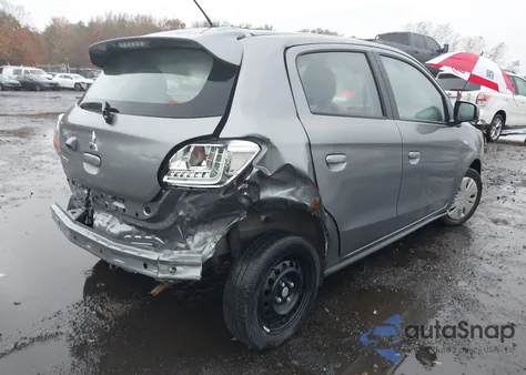 2021 Mitsubishi Mirage Carbonite Edition/Es/Le z USA, uszkodzony, nr VIN ML32AUHJXMH003668
